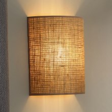 Duolla - Iluminação de parede YUTE 1xE27/15W/230V castanho