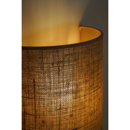 Duolla - Iluminação de parede YUTE 1xE27/15W/230V diâmetro 20 cm castanho