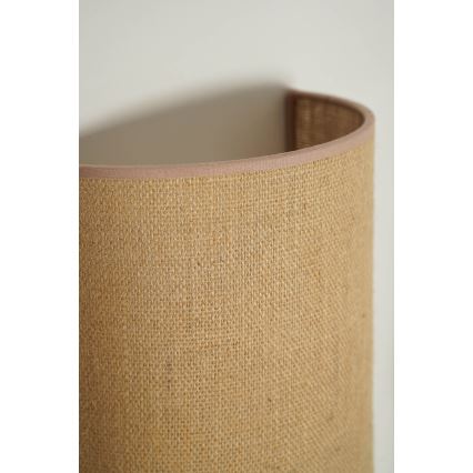 Duolla - Iluminação de parede YUTE 1xE27/15W/230V diâmetro 20 cm castanho