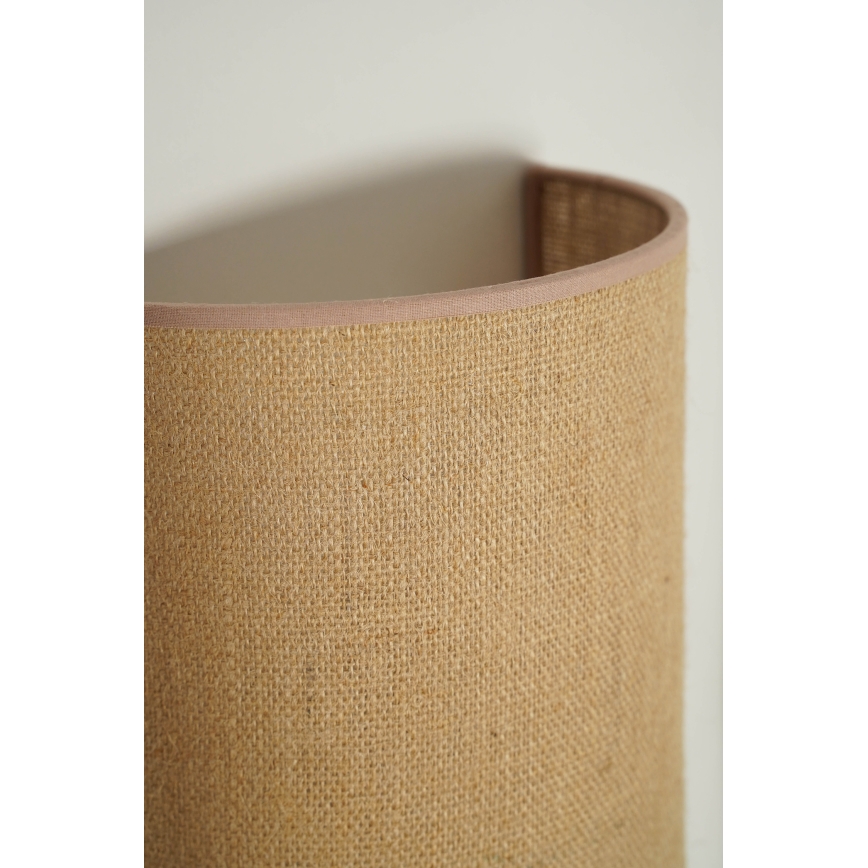 Duolla - Iluminação de parede YUTE 1xE27/15W/230V diâmetro 20 cm castanho