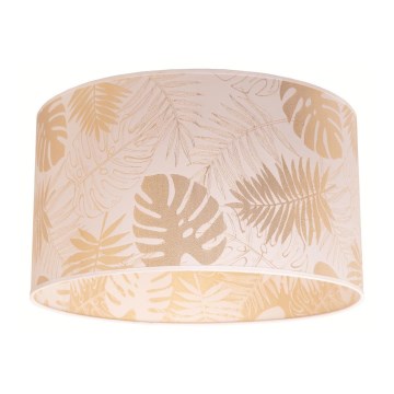 Duolla - Iluminação de teto ARECA 1xE27/40W/230V diâmetro 45 cm latão/branco