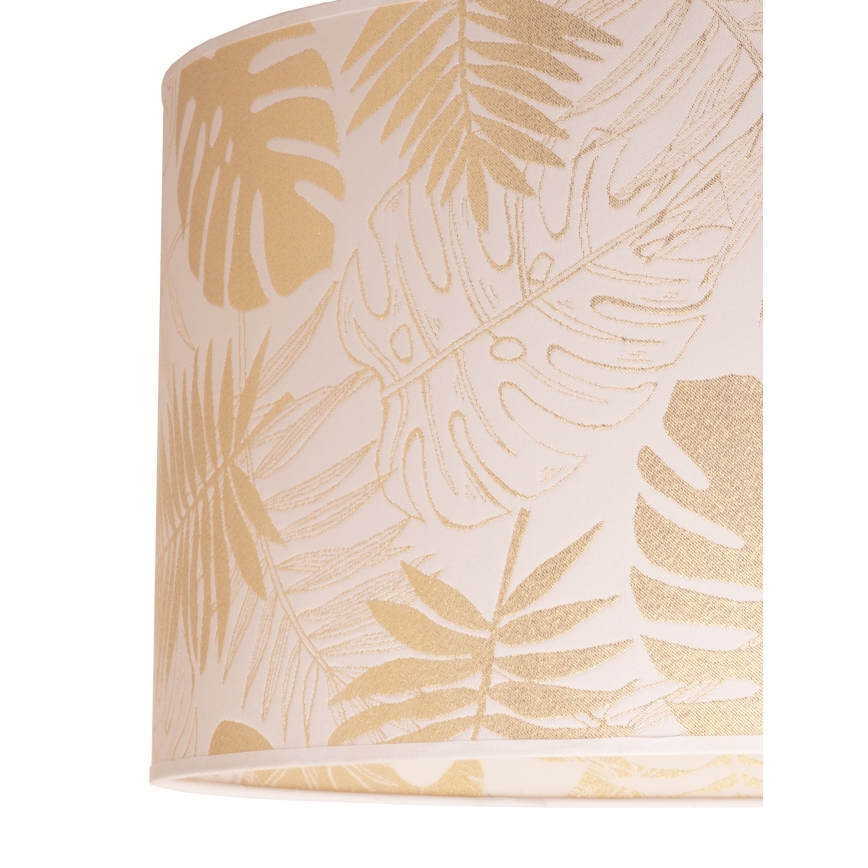 Duolla - Iluminação de teto ARECA 1xE27/40W/230V diâmetro 45 cm latão/branco