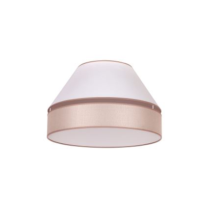 Duolla - Iluminação de teto AVIGNON 1xE27/15W/230V diâmetro 50 cm branco/bege