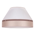 Duolla - Iluminação de teto AVIGNON 3xE27/15W/230V diâmetro 60 cm branco/bege
