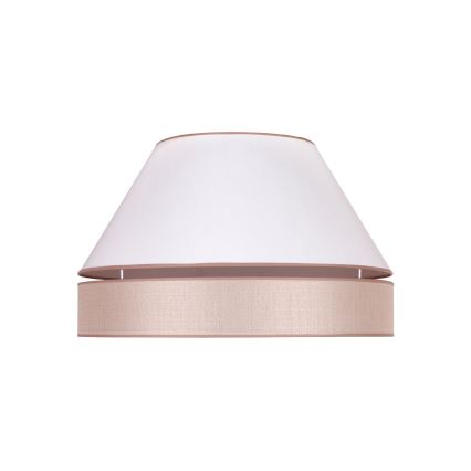 Duolla - Iluminação de teto AVIGNON 3xE27/15W/230V diâmetro 60 cm branco/bege