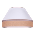 Duolla - Iluminação de teto AVIGNON 3xE27/15W/230V diâmetro 60 cm branco/castanho