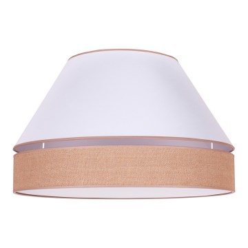 Duolla - Iluminação de teto AVIGNON 3xE27/15W/230V diâmetro 60 cm branco/castanho