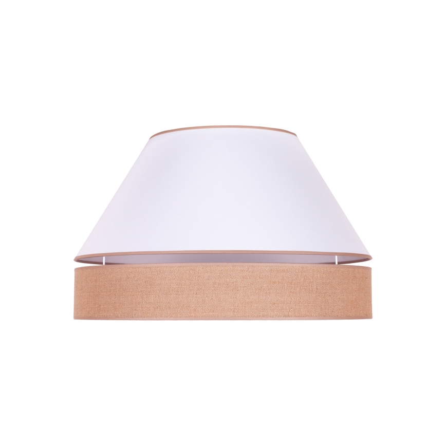 Duolla - Iluminação de teto AVIGNON 3xE27/15W/230V diâmetro 60 cm branco/castanho