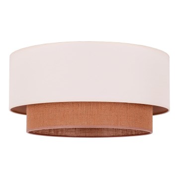 Duolla - Iluminação de teto BOHO 3xE27/15W/230V d. 60 cm bege/castanho