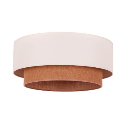 Duolla - Iluminação de teto BOHO 3xE27/15W/230V d. 60 cm bege/castanho