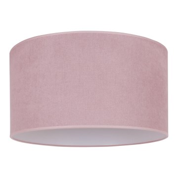Duolla - Iluminação de teto BRISTOL 1xE27/15W/230V diâmetro 45 cm rosa/branco