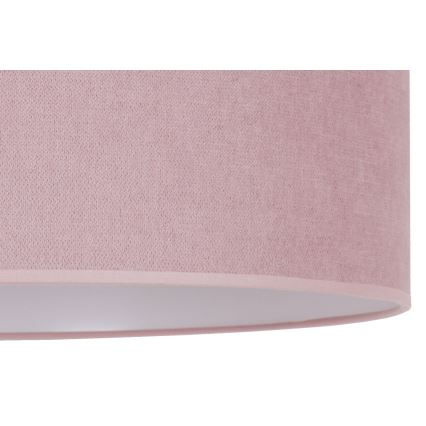 Duolla - Iluminação de teto BRISTOL 1xE27/15W/230V diâmetro 45 cm rosa/branco