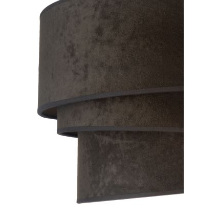 Duolla - Iluminação de teto DEVON 1xE27/40W/230V diâmetro 45 cm preto/dourado