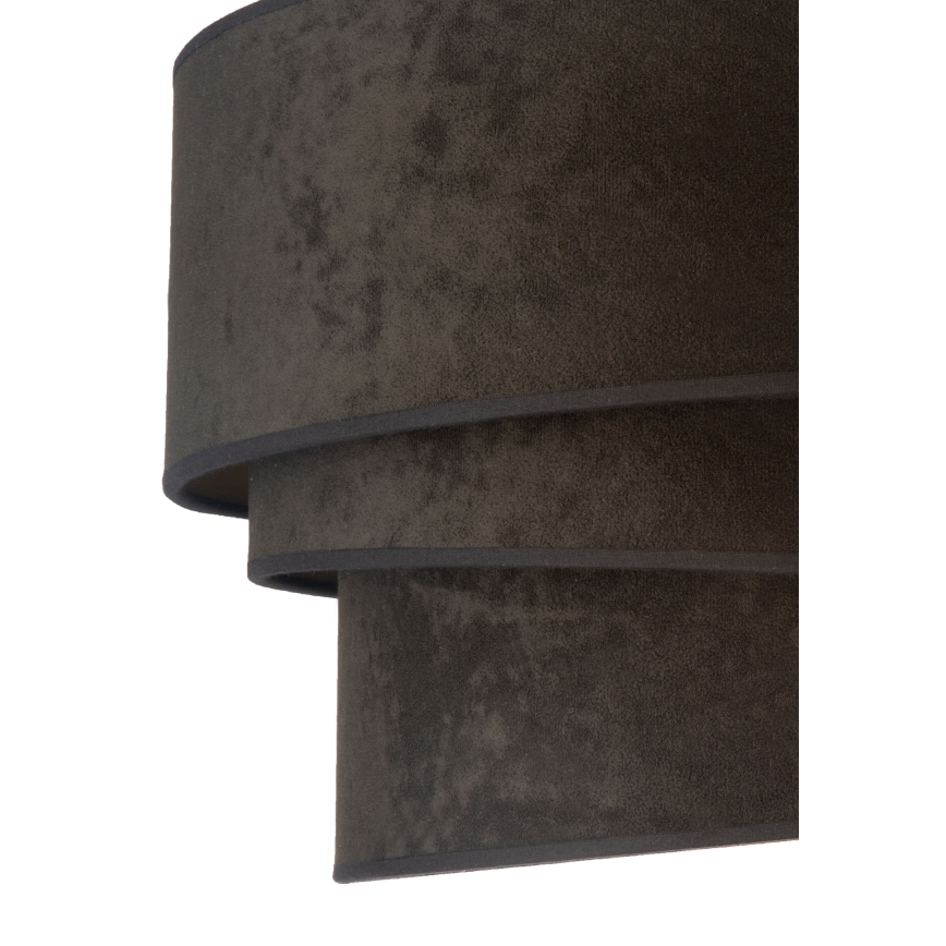 Duolla - Iluminação de teto DEVON 1xE27/40W/230V diâmetro 45 cm preto/dourado