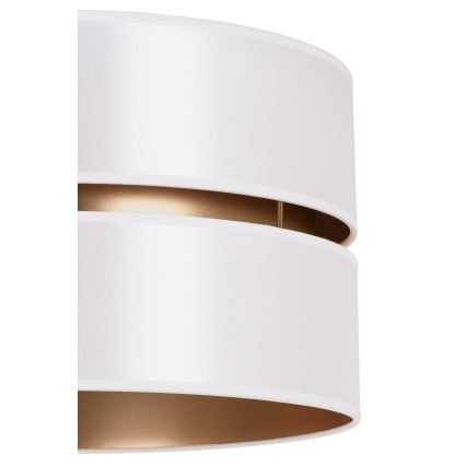 Duolla - Iluminação de teto DUO 1xE27/15W/230V diâmetro 40 cm branco/dourado