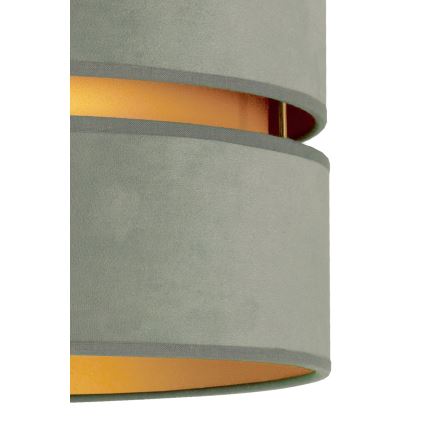 Duolla - Iluminação de teto DUO 1xE27/15W/230V diâmetro 40 cm verde claro/dourado