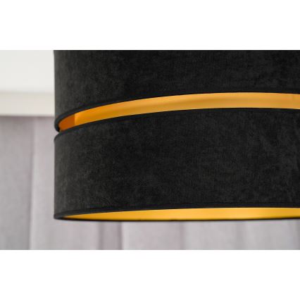Duolla - Iluminação de teto DUO 1xE27/40W/230V diâmetro 40 cm preto/dourado