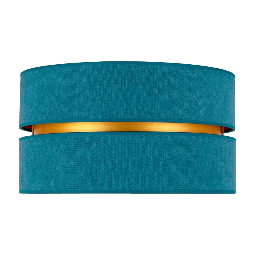 Duolla - Iluminação de teto DUO 1xE27/40W/230V diâmetro 40 cm turquesa/dourado