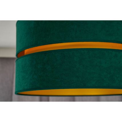 Duolla - Iluminação de teto DUO 1xE27/40W/230V diâmetro 40 cm verde/dourado