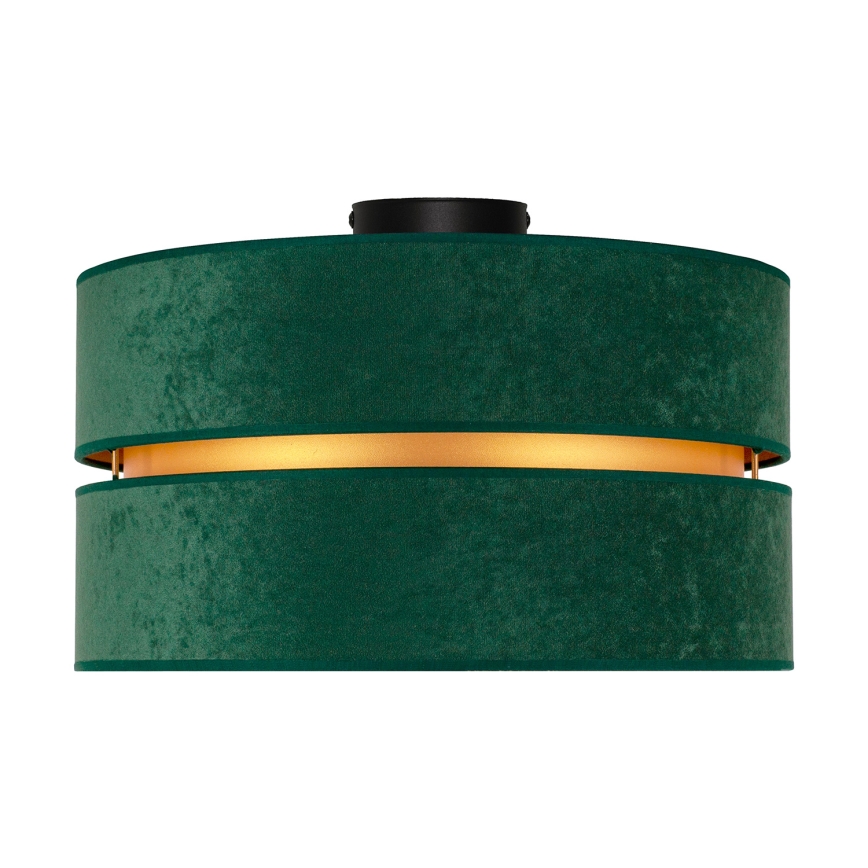 Duolla - Iluminação de teto DUO 1xE27/40W/230V diâmetro 40 cm verde/dourado