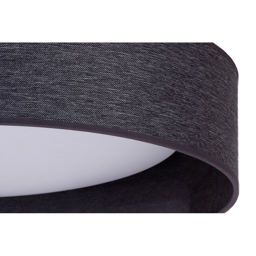 Duolla - Iluminação de teto LED ROLLER LED/24W/230V diâmetro 45 cm antracite