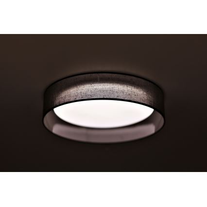 Duolla - Iluminação de teto LED ROLLER LED/24W/230V diâmetro 45 cm antracite