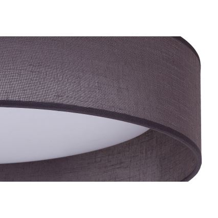 Duolla - Iluminação de teto LED ROLLER LED/24W/230V diâmetro 45 cm antracite