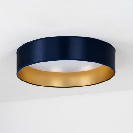 Duolla - Iluminação de teto LED ROLLER LED/24W/230V diâmetro 45 cm azul/dourado