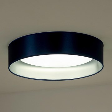 Duolla - Iluminação de teto LED ROLLER LED/24W/230V diâmetro 45 cm azul/prateado