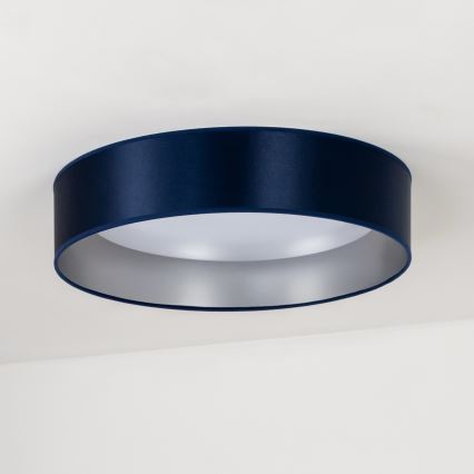 Duolla - Iluminação de teto LED ROLLER LED/24W/230V diâmetro 45 cm azul/prateado