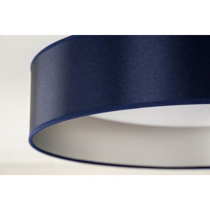 Duolla - Iluminação de teto LED ROLLER LED/24W/230V diâmetro 45 cm azul/prateado