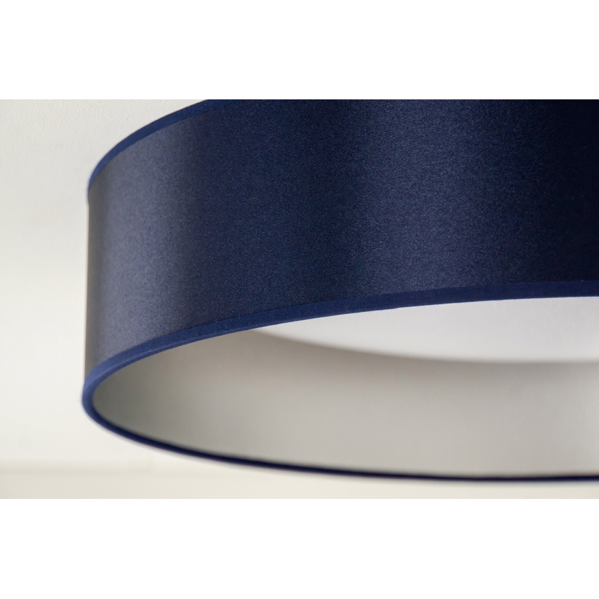 Duolla - Iluminação de teto LED ROLLER LED/24W/230V diâmetro 45 cm azul/prateado