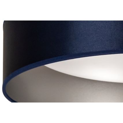 Duolla - Iluminação de teto LED ROLLER LED/24W/230V diâmetro 45 cm azul/prateado