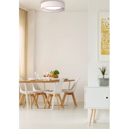 Duolla - Iluminação de teto LED ROLLER LED/24W/230V diâmetro 45 cm bege