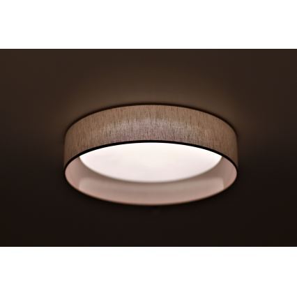 Duolla - Iluminação de teto LED ROLLER LED/24W/230V diâmetro 45 cm bege