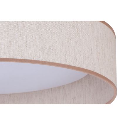 Duolla - Iluminação de teto LED ROLLER LED/24W/230V diâmetro 45 cm bege
