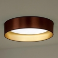 Duolla - Iluminação de teto LED ROLLER LED/24W/230V diâmetro 45 cm cobre/dourado