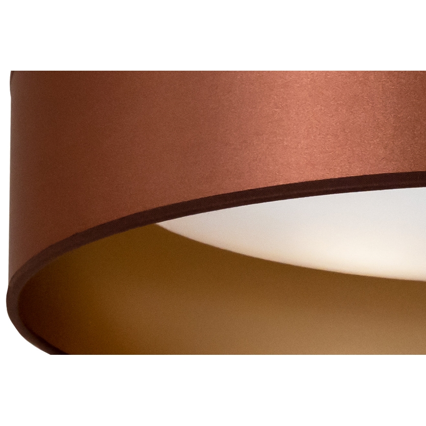 Duolla - Iluminação de teto LED ROLLER LED/24W/230V diâmetro 45 cm cobre/dourado