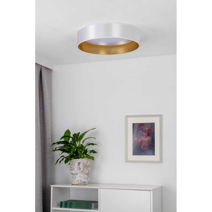 Duolla - Iluminação de teto LED ROLLER LED/24W/230V diâmetro 45 cm prateado/dourado
