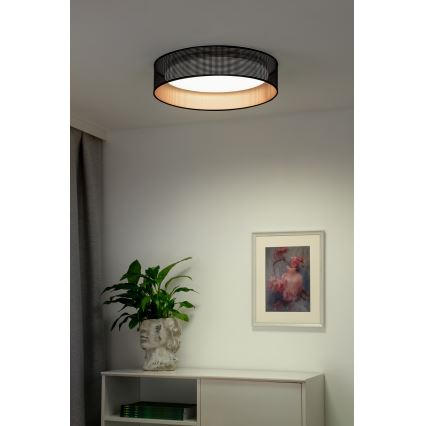 Duolla - Iluminação de teto LED ROLLER LED/24W/230V diâmetro 45 cm preto/cobre