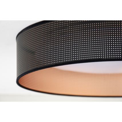 Duolla - Iluminação de teto LED ROLLER LED/24W/230V diâmetro 45 cm preto/cobre