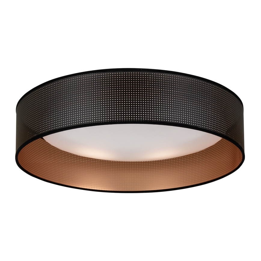 Duolla - Iluminação de teto LED ROLLER LED/24W/230V diâmetro 45 cm preto/cobre