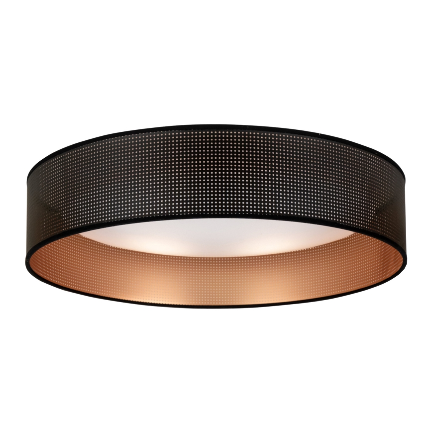 Duolla - Iluminação de teto LED ROLLER LED/24W/230V diâmetro 45 cm preto/cobre