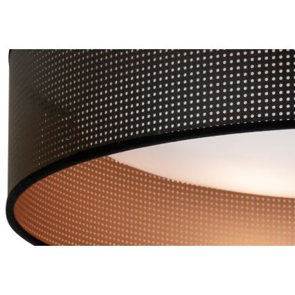 Duolla - Iluminação de teto LED ROLLER LED/24W/230V diâmetro 45 cm preto/cobre