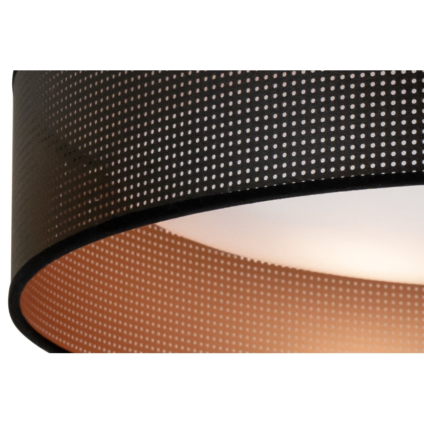 Duolla - Iluminação de teto LED ROLLER LED/24W/230V diâmetro 45 cm preto/cobre
