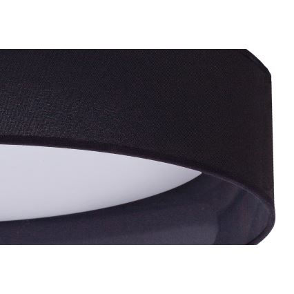 Duolla - Iluminação de teto LED ROLLER LED/24W/230V diâmetro 45 cm preto