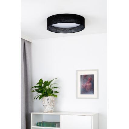 Duolla - Iluminação de teto LED ROLLER LED/24W/230V diâmetro 45 cm preto