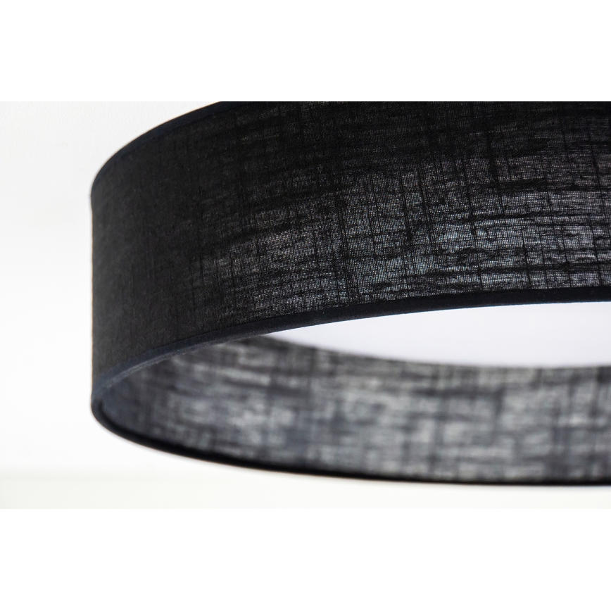 Duolla - Iluminação de teto LED ROLLER LED/24W/230V diâmetro 45 cm preto