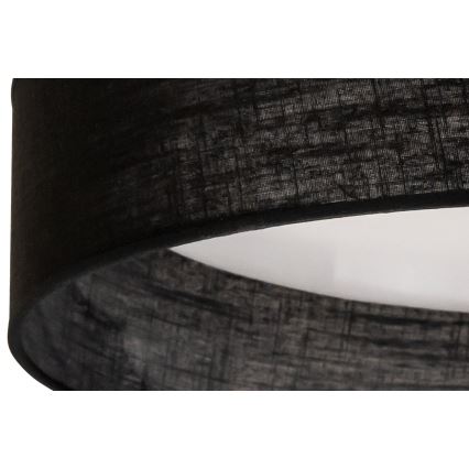 Duolla - Iluminação de teto LED ROLLER LED/24W/230V diâmetro 45 cm preto