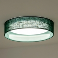 Duolla - Iluminação de teto LED ROLLER LED/24W/230V diâmetro 45 cm verde